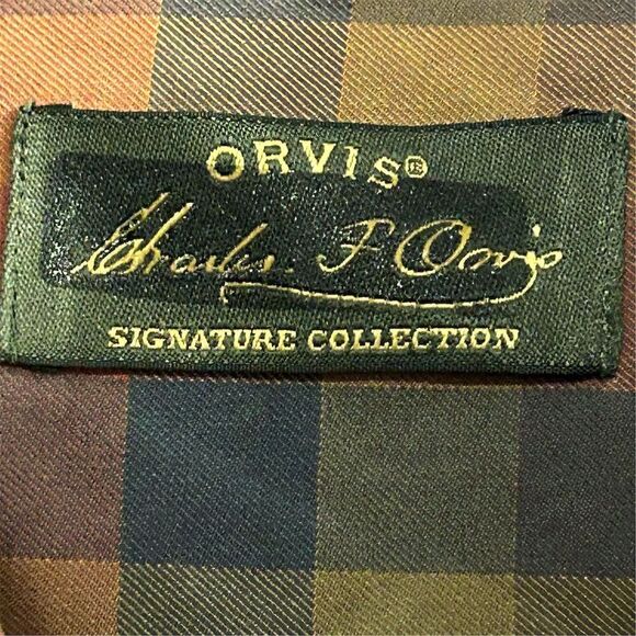 Orvis Men's Plaid Long Sleeve Button Down Shirt Size L Multicolor - Picture 7 of 12